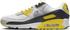 Men's Nike Air Max 90 White/LT Smoke Grey-Lightening (DM0029 111)
