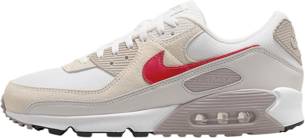 Men's Nike Air Max 90 White/University Red (DM0029 113)