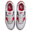 Men's Nike Air Max 90 White/Cool Grey-University Red (DM0029 117)