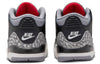 Toddler's Jordan 3 Retro Black/Fire Red-Cement Grey (DM0968 010)