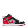 Little Kid's Jordan 1 Mid SE White/University Red-Black (DM1210 150)
