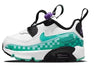 Toddler's Nike Air Max 90 Toggle SE White/Washed Teal-Black (DN3265 100)
