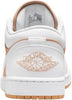 Men's Jordan 1 Low White/White-Hemp-Gum Yellow (DN6999 100)