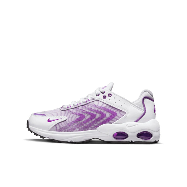 Big Kid's Nike Air Max TW White/Vivid Purple (DQ0296 101)