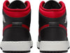 Big Kid's Jordan 1 Mid Black/Varsity Red-Summit White (DQ8423 067)
