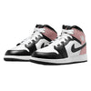 Big Kid's Jordan 1 Mid White/Black-Rust Pink (DQ8423 100)