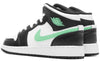Big Kid's Jordan 1 Mid White/Green Glow-Black (DQ8423 103)