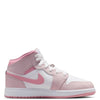 Big Kid's Jordan 1 Mid Pearl Pink/Med Soft Pink-White (DQ8423 600)