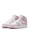 Big Kid's Jordan 1 Mid Pearl Pink/Med Soft Pink-White (DQ8423 600)