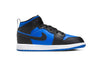 Little Kid's Jordan 1 Mid Black/Royal Blue-Black-White (DQ8424 042)