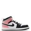 Little Kid's Jordan 1 Mid White/Black-Rust Pink (DQ8424 100)