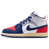 Little Kid's Jordan 1 Mid White/Deep Royal Blue (DQ8424 102)