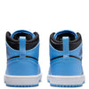 Little Kid's Jordan 1 Mid University Blue/Black-White (DQ8424 401)
