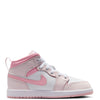 Little Kid's Jordan 1 Mid Pearl Pink/Med Soft Pink-White (DQ8424 600)