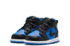 Toddler's Jordan 1 Mid Black/Royal Blue-Black-White (DQ8425 042)