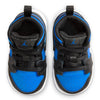 Toddler's Jordan 1 Mid Black/Royal Blue-Black-White (DQ8425 042)