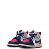 Toddler's Jordan 1 Mid White/Deep Royal Blue (DQ8425 102)