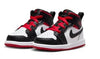 Toddler's Jordan 1 Mid White/Gym Red-Black (DQ8425 106)