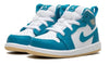 Toddler's Jordan 1 Mid Aquatone/Celestial Gold-White (DQ8425 400)