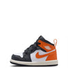 Toddler's Jordan 1 Mid Starfish/Black-White-Sail (DQ8425 801)