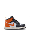 Toddler's Jordan 1 Mid Starfish/Black-White-Sail (DQ8425 801)