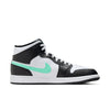 Men's Jordan 1 Mid White/Green Glow-Black (DQ8426 103)