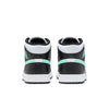 Men's Jordan 1 Mid White/Green Glow-Black (DQ8426 103)