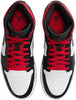 Men's Jordan 1 Mid White/Gym Red-Black (DQ8426 106)