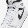 Men's Jordan 1 Mid White/Black-White-Black (DQ8426 132)