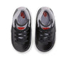 Toddler's Jordan 2 Retro Black/Cement Grey-Fire Red (DQ8563 001)