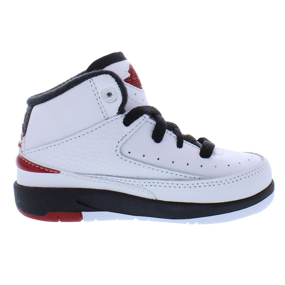 Toddler's Jordan 2 Retro White/Varsity Red-Black  (DQ8563 106)