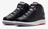 Little Kid's Jordan 2 Retro Black/Cement Grey-Fire Red (DQ8564 001)