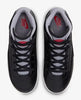 Little Kid's Jordan 2 Retro Black/Cement Grey-Fire Red (DQ8564 001)