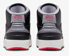 Little Kid's Jordan 2 Retro Black/Cement Grey-Fire Red (DQ8564 001)