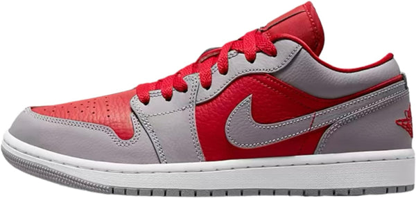 Women's Jordan 1 Low SE Gym Red/Cement Grey-Black (DR0502 600)