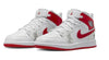 Little Kid's Jordan 1 Mid SS White/University Red (DR6495 116)