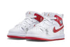 Toddler's Jordan 1 Mid SS White/University Red (DR6497 116)