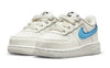 Toddler's Nike Air Force 1 LV8 2 Sail/Bl Chill-Medium Blue (DV0753 100)