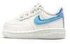Toddler's Nike Air Force 1 LV8 2 Sail/Bl Chill-Medium Blue (DV0753 100)