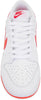 Men's Nike Dunk Low Retro White/Picante Red (DV0831 103)