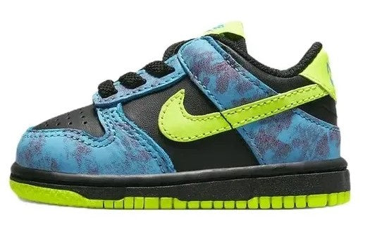 Toddler's Nike Dunk Low SE 2 Multi-Color/Volt-Black (DV1697 900)