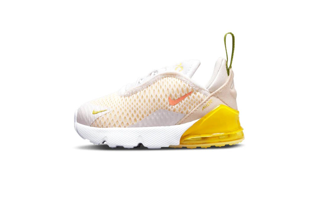 Toddler's Nike Air Max 270 White/Crimson Bliss (DV2202 100)