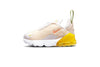 Toddler's Nike Air Max 270 White/Crimson Bliss (DV2202 100)
