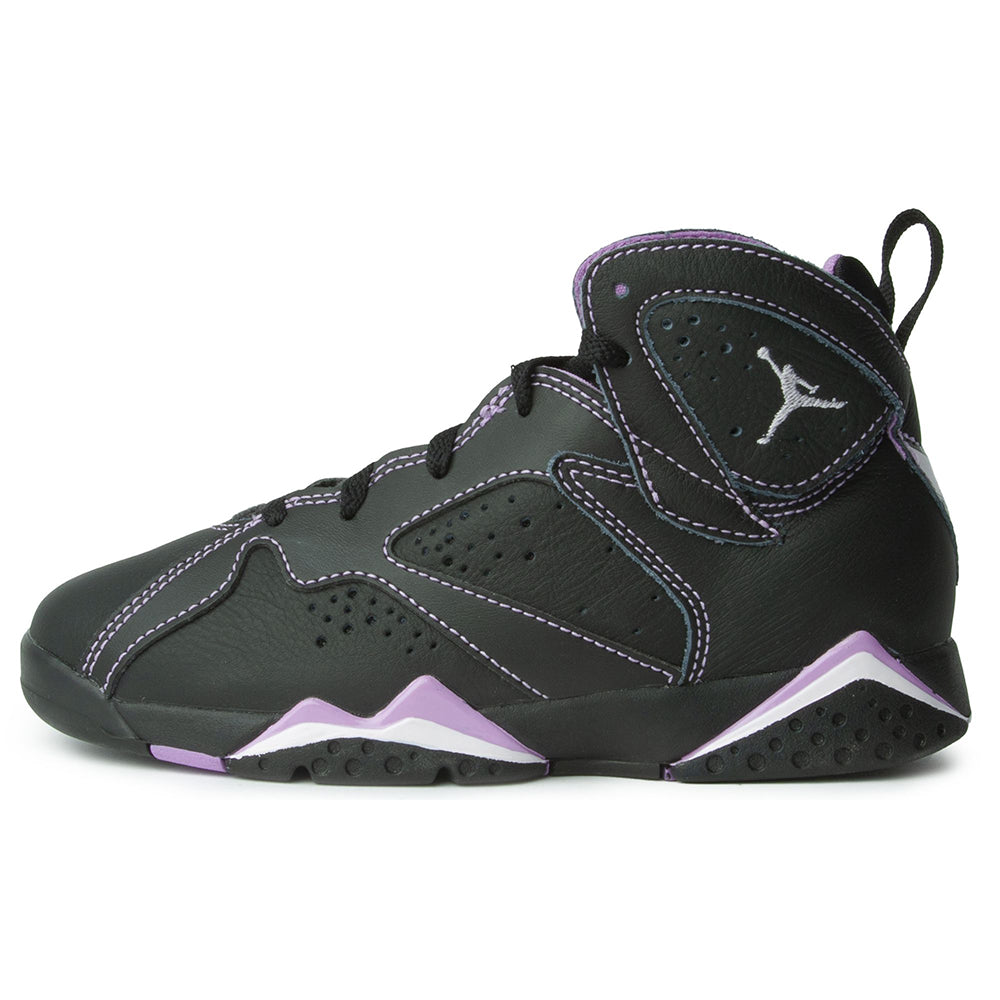 Little Kid's Jordan 7 Retro Black/Barely Grape (DV2257 055)