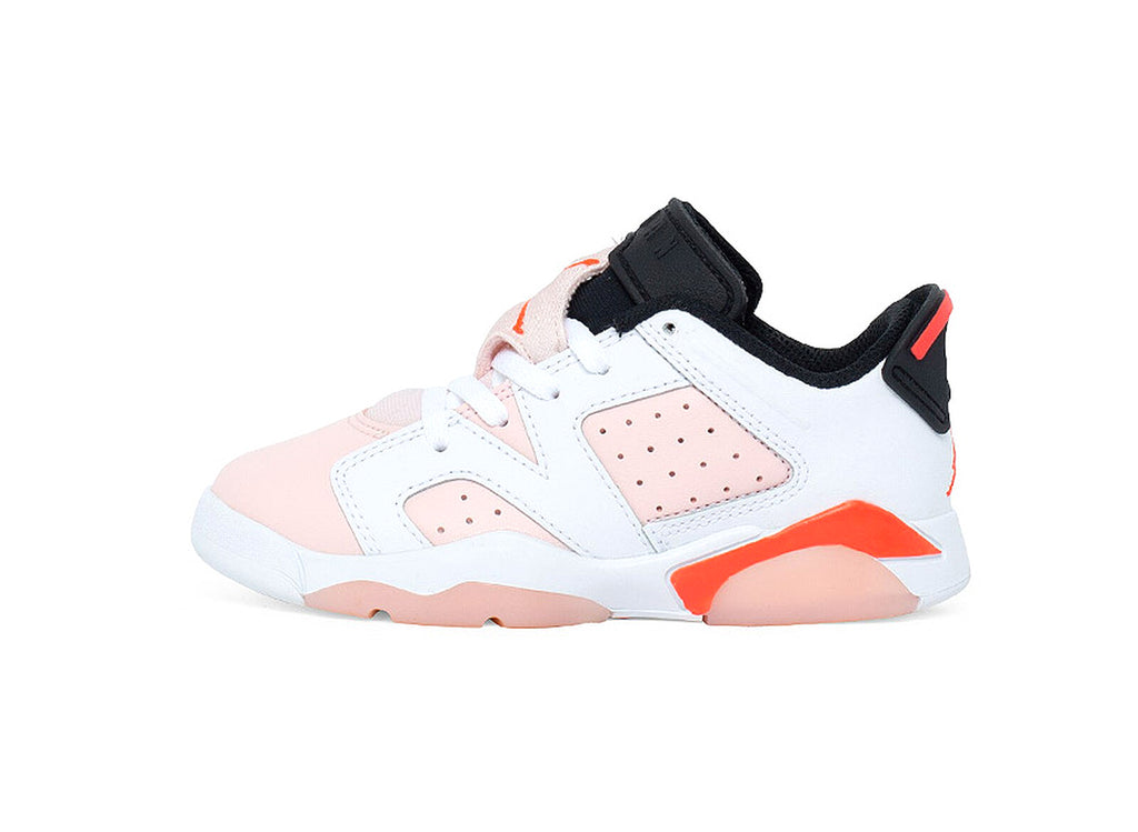 Little Kid's Jordan 6 Retro Low Wht/Atmosphere-Infrared 23 (DV3528 102)