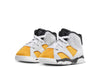 Toddler's Jordan 6 Retro White/Black-Yellow Ochre (DV3606 170)