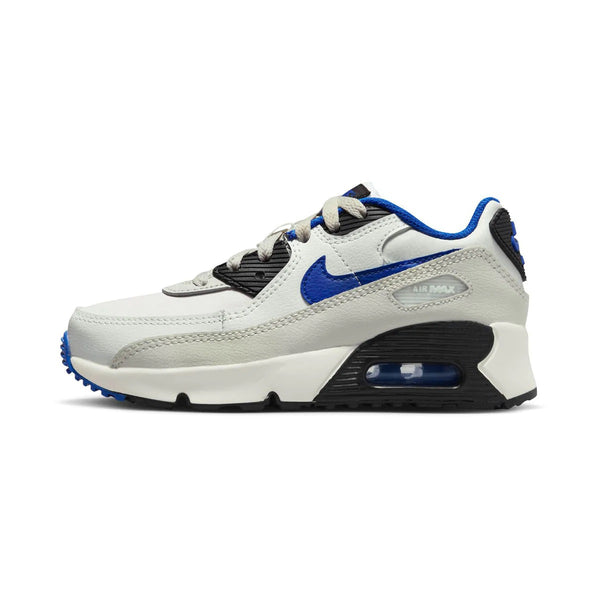 Little Kid's Nike Air Max 90 LTR Summit White/Racer Blue (DV3608 100)