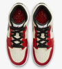 Big Kid's Air Jordan 1 Mid Muslin/Chili Red-Black-White