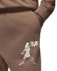Men's Jordan Palomino/Sl Artist Series by Umar Rashid Flght Fleece Pants