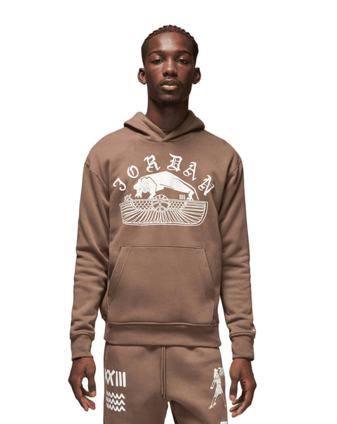 Men's Jordan Palomino/Sail By Umar Rashid Flight Fleece Pullover Hoodie